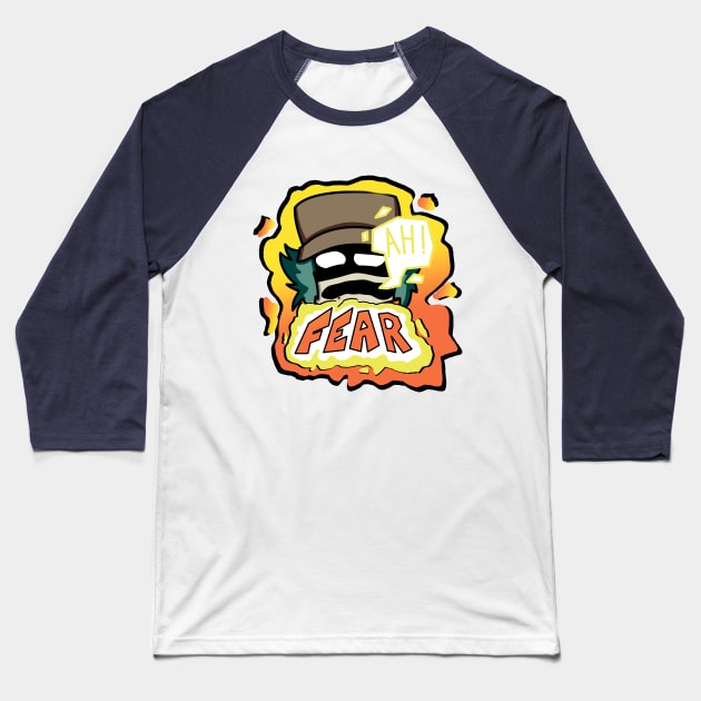 Fnf Garcello mod character graffiti fear Baseball T-Shirt by Abrek Art